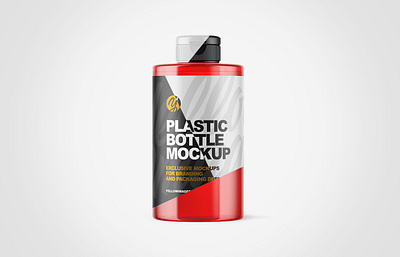 Plastic Bottle PSD Mockups 3d branding design mockup mockups pack package packaging visualization