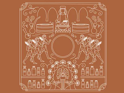 Cannabis Digital Mural adobe illustrator cannabis illustration mural