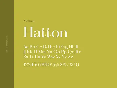 Hatton app design design design inspiration font font inspiration font of the week fotw free fonts free typeface google fonts graphic design interface type inspiration typeface typography ui user experience user interface ux web design