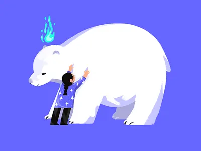 Spirit Bear cartoon character character design childrens illustration concept art digital art editorial illustration illustration narrative visual development
