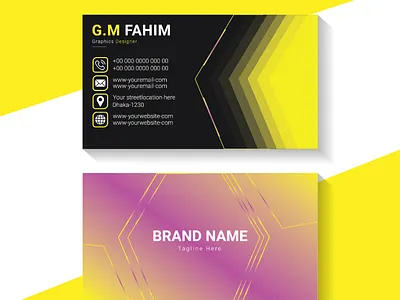 Professional Business Card Design brochure business card card cover page flyer id card illustrator photoshop poster