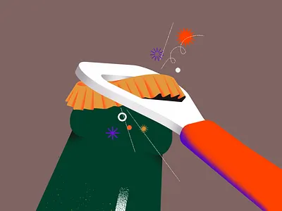 Celebrations beer bottle bottle opener celebration dizzy fuzzy glass grain illustration party sparkle sparkling star texture uncork