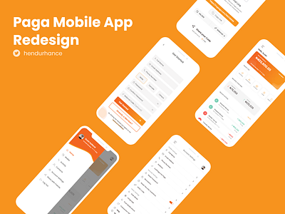 Paga Finance App Redesign app branding design finance finance app fintech illustration product design ui uiux ux xd design xd ui kit