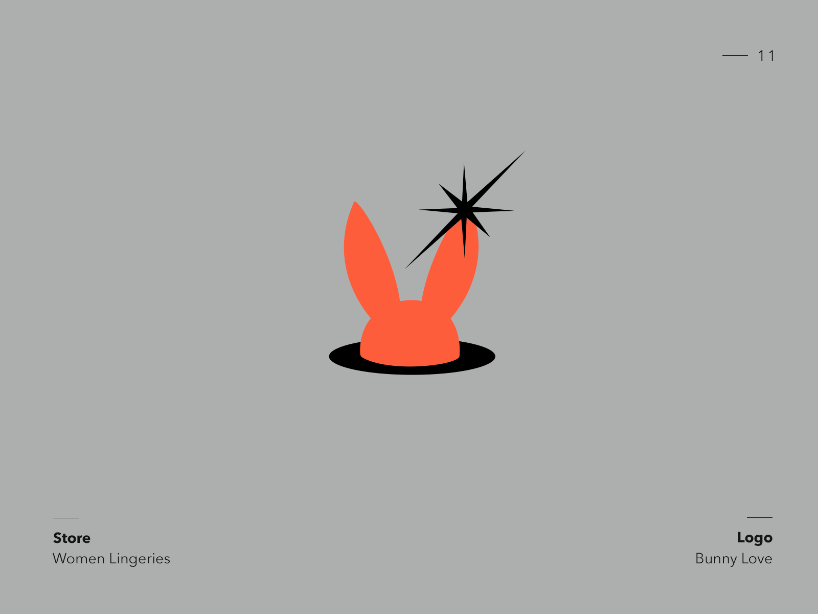 Bunny logotype animal logo animated logos animation branding bunny logo design identity illustration logo minimal motion design ui vector