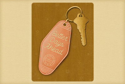 Better Days Ahead design illustration photoshop procreate retro texture truegrit vintage