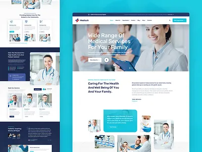 Medisch Modern Hospital clinic corona dental dentist doctor doctor profile health health care healthcare hospital medical medical care medicine pharmacy physician surgeon user interface user interface design userinterface uxdesign