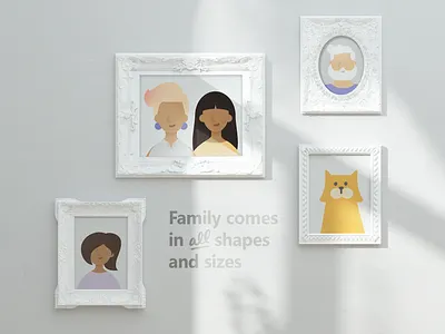 Fam 3d design 3dillustration cinema4d family familyportrait microsoft microsoftdesign octane octanerender