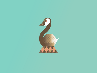 Geese Laying 12 days of christmas christmas festive goose holiday illustration vector