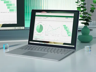 Details of the Mint Room 3d design cinema4d excel microsoft microsoftdesign octane octanerender ux