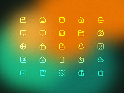Rounded Icons design icon iconography icons ui vector