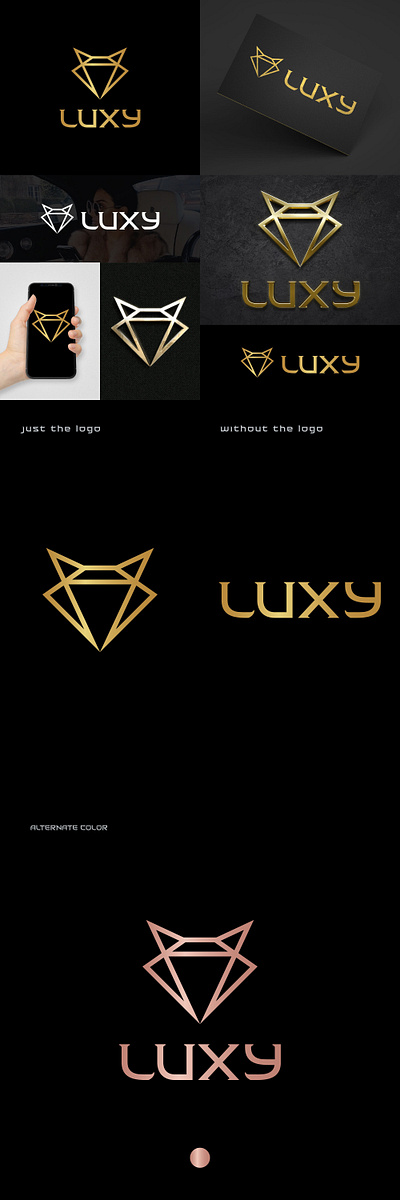 LUXY branding creative ecommerce fiverr.com fiverrgigs flat illustration minimalist ui ux