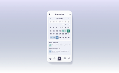 Daily UI #38 Calendar design ui ux
