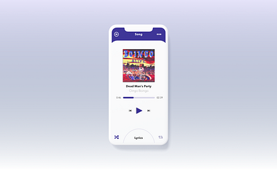Daily UI #09 Music Player design ui ux