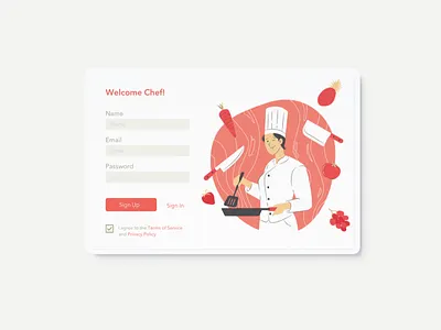 Daily UI #1 Sign-up ui ux