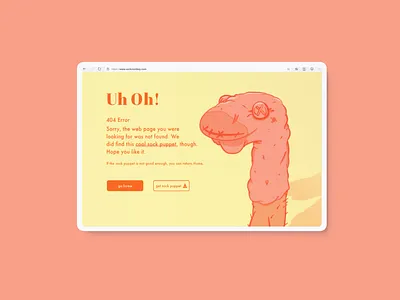 Daily UI #08 404 Page design ui ux