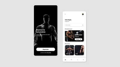 FITNESS APP adobe xd app mobile app mobile ui ui ux uxdesign