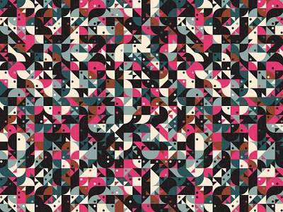 Mingo digital art estampa generative geometric geometry illustration pattern pattern design repeating vector