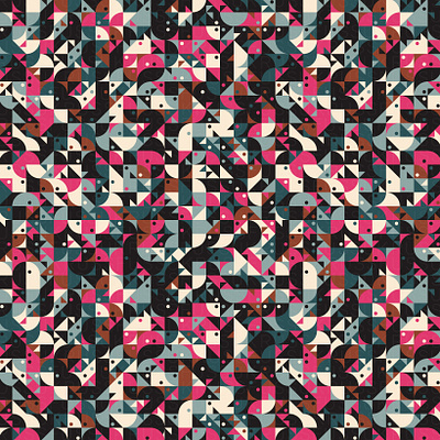 Mingo digital art estampa generative geometric geometry illustration pattern pattern design repeating vector