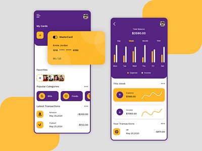 Finance App app design application bank app banking banking app finance app finances financial app fintech app flat design ios design mobile design trending uiux