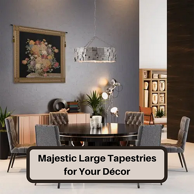 MAJESTIC LARGE TAPESTRIES FOR YOUR DÉCOR branding home decor tapestry tapestry cushion wall art