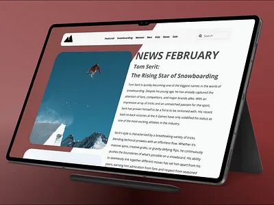 Daily UI#094 - News daily ui design graphic design interface news ui ux ux designer website design