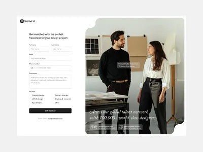 Contact form — Untitled UI contact contact form contact us form lead generation web design