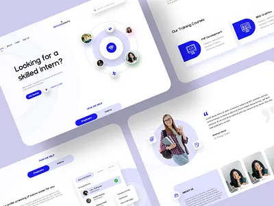 Remote Internz Website Redesign clean ui homepage landingpage modern website ui uiux uiuxdesign web design webdesign website website builder website concept website design website redesign websites