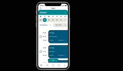 Daily UI #071: Schedule app design ui