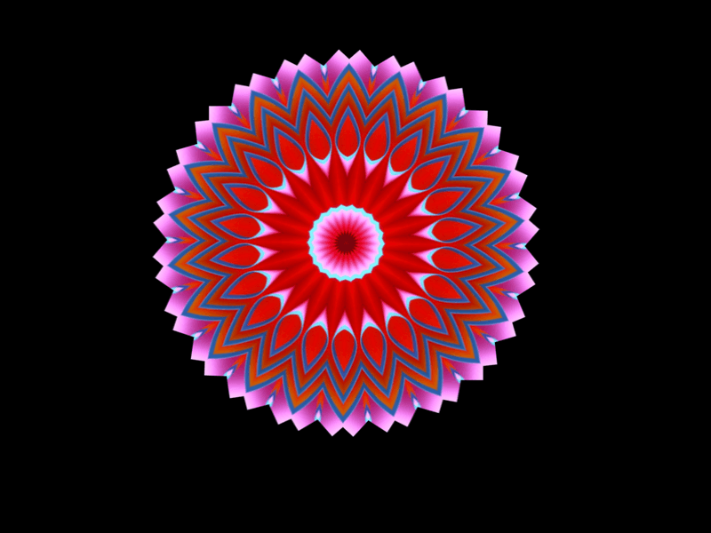 Animated Kaleidoscope animation generative generativeart generativedesign kaeidoscope kite compositor