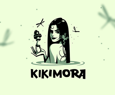 Kikimora kikimora logo spirit swampspirit swmp witch woman кикимора