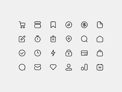 Taniri iconography app app design icon iconography icons icons pack minimal mobile ui ux ui design