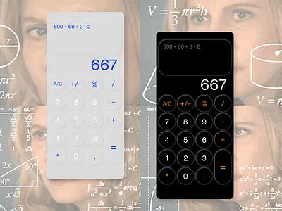 CAL-CU-LATOR app calculator dailyui dailyui004 dark design design a day lite ui