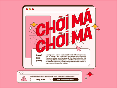 Choi ma 02 design illustration lettering typogaphy vector