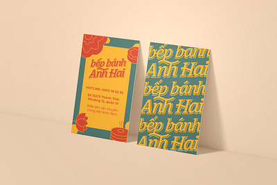 Bếp bánh anh hai Business Card - Draft 2 branding design logo