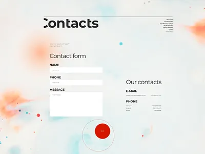 Quitebyte IT company contacts branding design fashion minimal typogaphy ui ux uxui web website