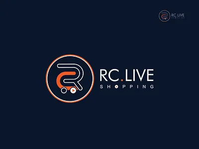 RC.LIVESHOPPING | RC Logomark. abstract logo apps icon branding business logo design. creative logo icon logo logo design logobrand logodesigns logomark logos logotype minimalist logo modern logo rc logomark shopping logo unique logo design