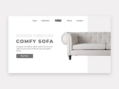 Sofa Website UI Design adobe xd design figma illustrator landing page design landingpage minimal ui ui design ux ux design web designer web development web ui webdeisgn webdesign webdesigner website website design websites