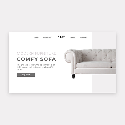 Sofa Website UI Design adobe xd design figma illustrator landing page design landingpage minimal ui ui design ux ux design web designer web development web ui webdeisgn webdesign webdesigner website website design websites