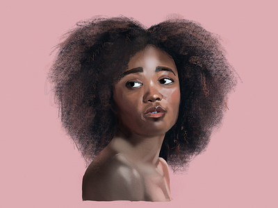 Girl girl illustration procreate