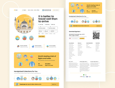Travel Agency landing page airbnb booking ticket booking apps bookings flight booking hotel website landing page minimal travel agency travel landing page travels uiux website website design