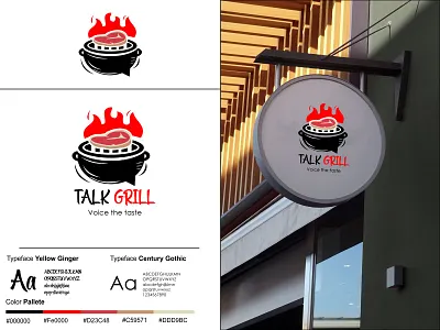 GRILL Logo resto animal logo bbq bbq logo beff beverage logo cafe logo design food logo design grill logo logo logo designer logodesign logotype modern logo restaurant restaurant branding restaurant logo resto simple smoke beef