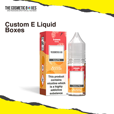 How Custom Printed E-Liquid Boxes are the Best Option?