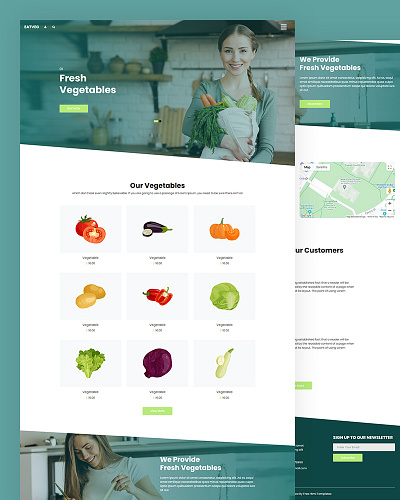 Eatveg bootstrap css food grocery html5 organic food responsive shop template vegetables