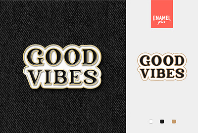Enamel Pin Design #2 cartoon custom enamel enamel pin enamel pin badge good vibes illustration lapel pin pantone pin pin design vector vector art