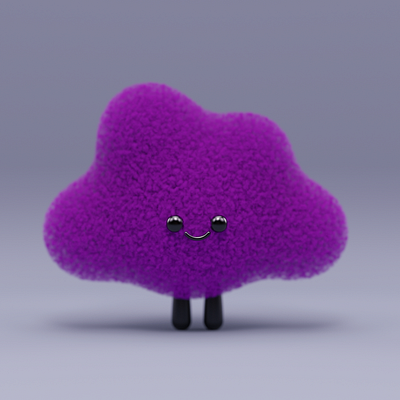 Cloud Dude 3d 3d art adobe photoshop animation character character design cinema4d design illustration redshift