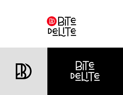 Bite Delite Logo a logo brand identity branding derrick ege logo mark design logo logo design logo mark logodesign vector