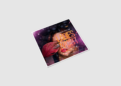 Womens Night Flyer PSD Template 2020 design illustration latest psd mockup
