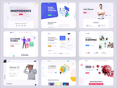 Best Design of 2020 agency website animation animation design best animation best design 2020 branding design gif illustration landingpage product ui ux