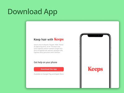 DailyUI Challenge 074 - Download App daily 100 challenge dailyui dailyui 074 dailyuichallenge download download app image ui ui design web design webdesign website design