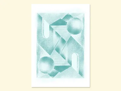 Shapes and Textures⁠ esher geometric gradient landscape shapes sphere surreal texture textures